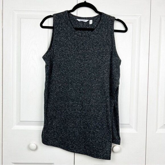 Athleta Heather Gray Crossover Getaway Workout Layered Tank Top Women’s Size S - Picture 2 of 10